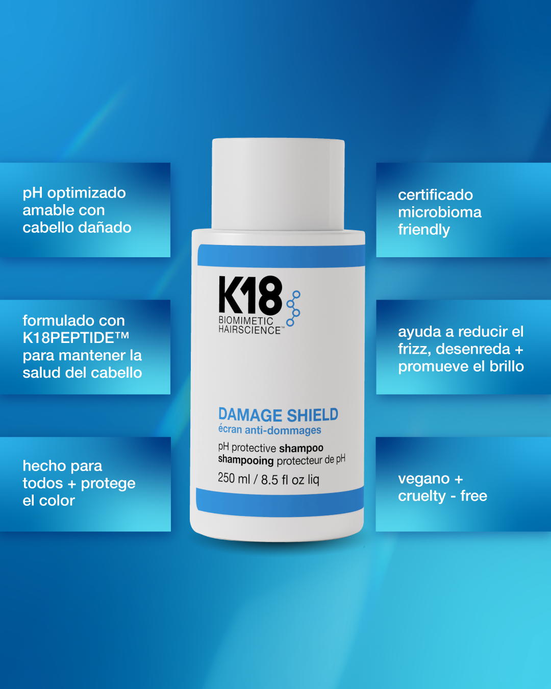Shampoo protector de pH DAMAGE SHIELD