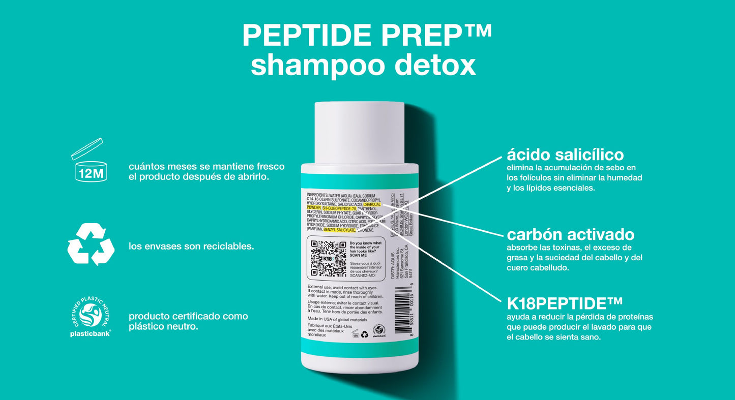 PEPTIDE PREP™ shampoo detox